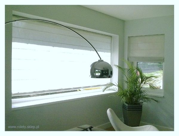 Rolety Rzymskie montaż we wnęce