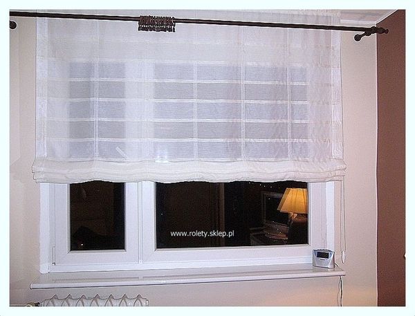Dekoracyjna roleta rzymska ( montaż naścienny )