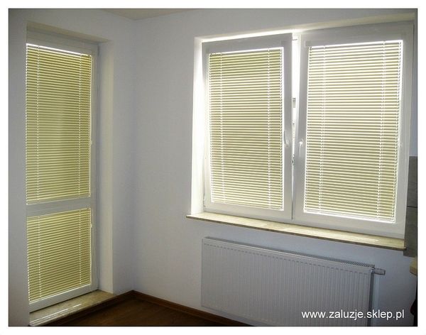 Poziome żaluzje aluminiowe ( system Isotra )