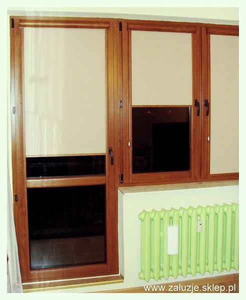 Standardowe rolety w kasetach z prowadnicami