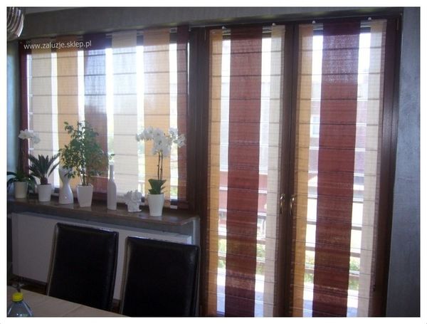 Rolety rzymskie montowane na ramie okiennej