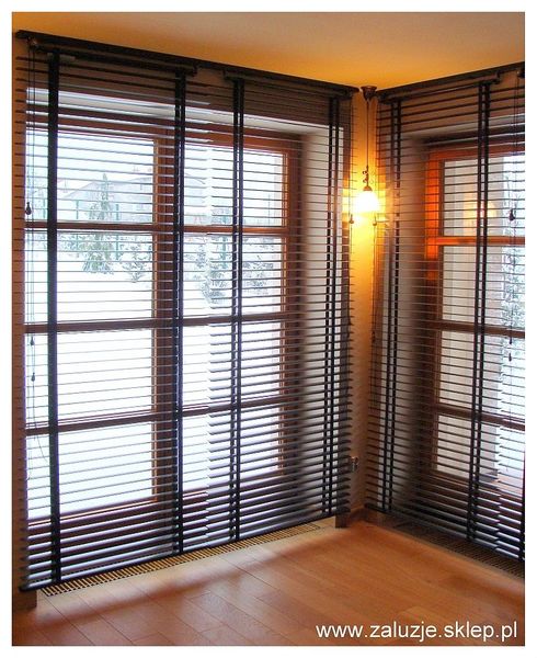 Żaluzje poziome aluminium 50mm  do Salonu
