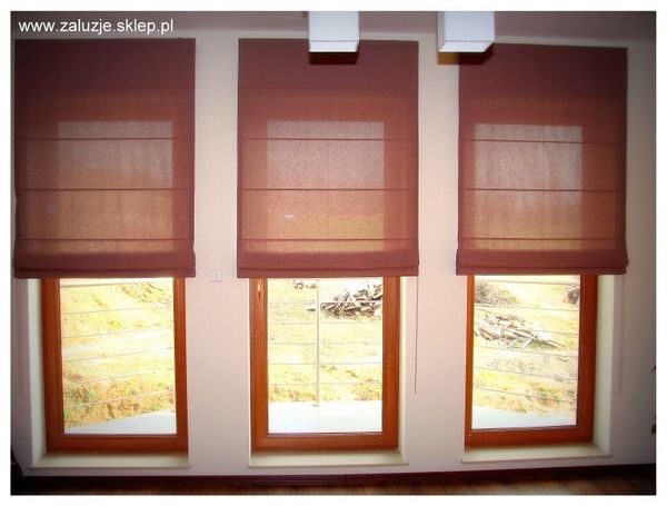 Rolety rzymskie do Salonu z montażem 