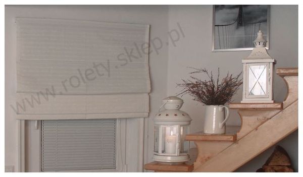 Roleta rzymska + żaluzja pozioma 