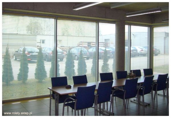 Żaluzje Poziome Aluminiowe do duzych powierzchni