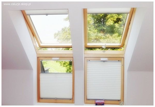 Plisy do okien dachowych