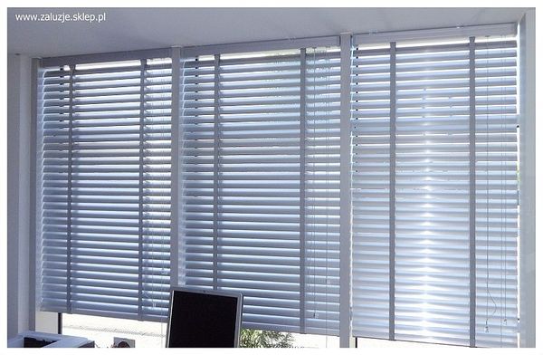 Żaluzje aluminiowe uniwersalne