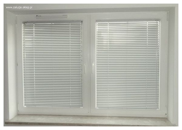Aluminiowe Żaluzje na okno PCV