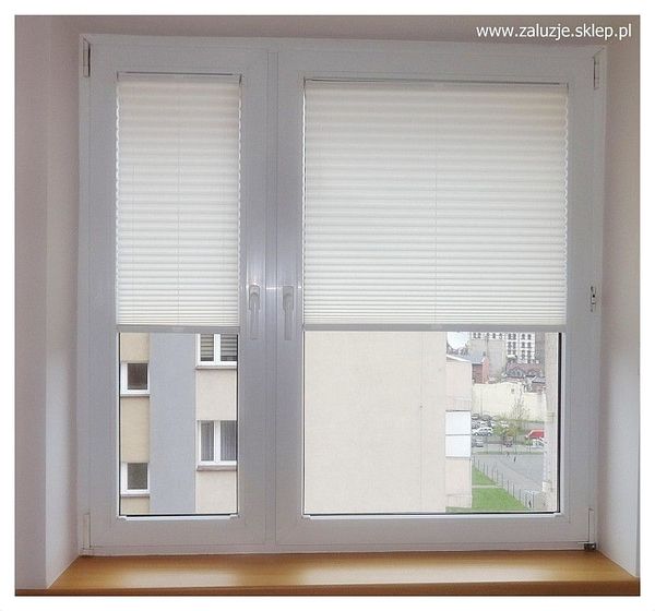 Plisy okienne na okno PCV