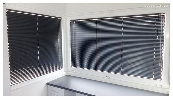Aluminiowe żaluzje
