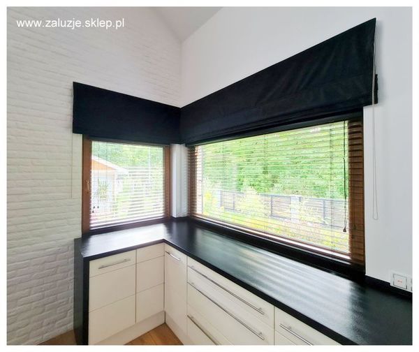 Żaluzje drewniane & rolety rzymskie