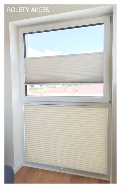 Rolety plisowane idealne do nowoczesnych okien PCV