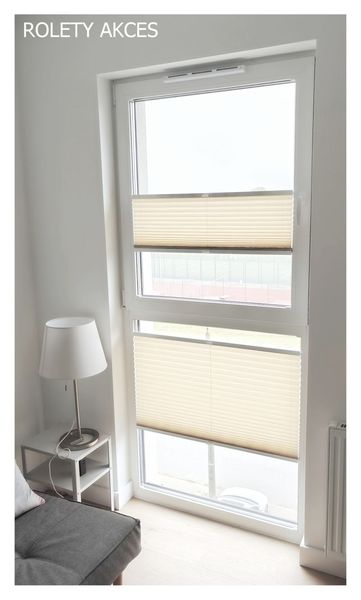 Plisa na drzwiach balkonowych z wywietrznikiem