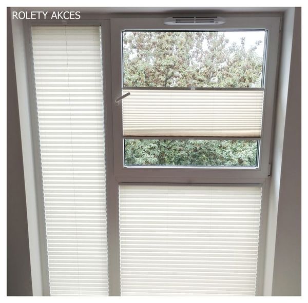 Plisy do nowoczesnych okien z nawiewnikami – ROLETY AKCES Sosnowiec